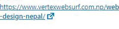 Simply url of web design by vertex web surf nepal